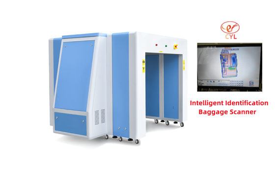Identificação inteligente de 160KV X Ray Airport Baggage Scanner Machine